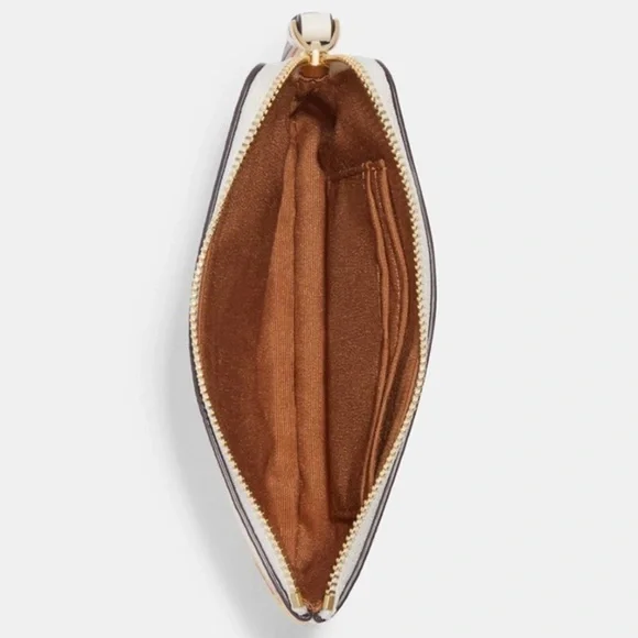 Coach Floral Cluster Corner Zip Wrislet Wallet Clutch BRAND NEW - Picture 3 of 8